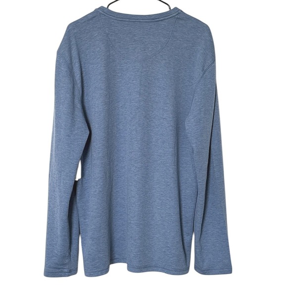 Flag & Anthem Henley Shirt Stretch Comfort Long Sleeve Casual Button XL | $39.50 - Picture 4 of 9